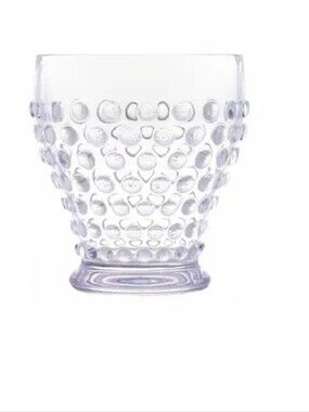 Textured Bubble Clear Tumbler -